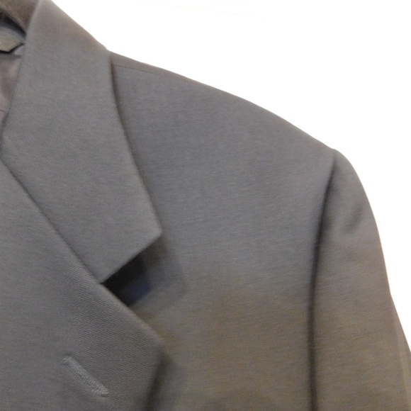 Canali Men's Navy Blue Wool Blazer Jacket Measurements In Description No Size - Picture 2 of 11